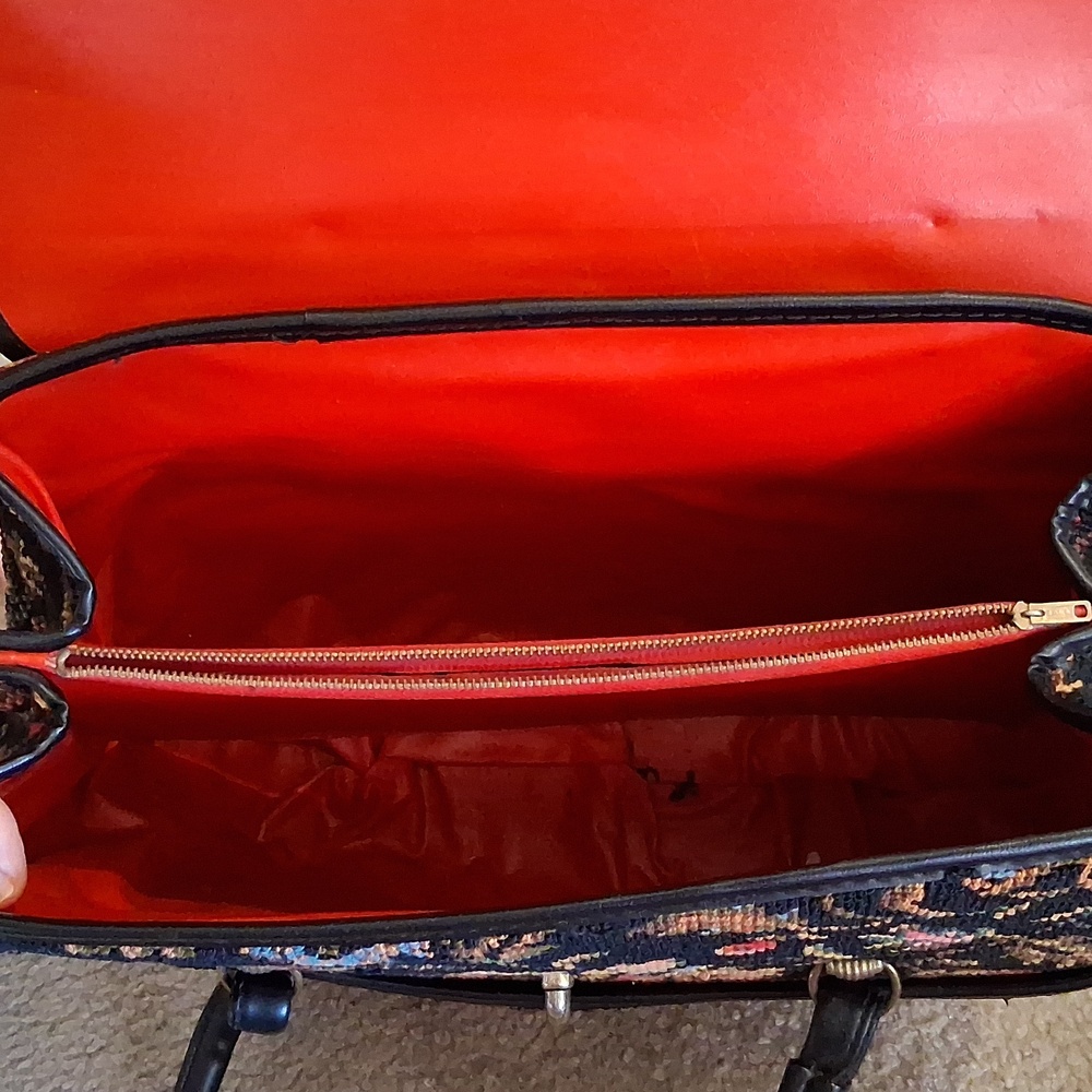 Carpet Handbag - Vintage 50s To 1960 - Picture 5 of 10